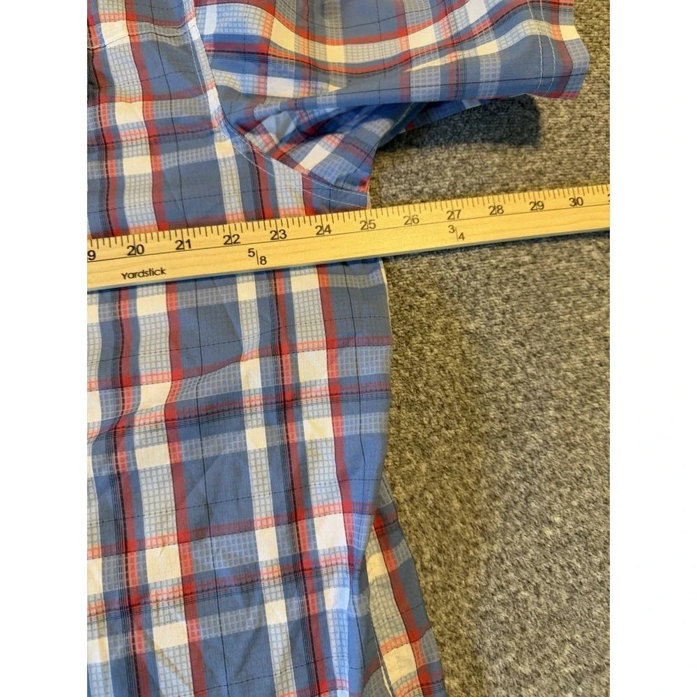 Columbia PFG Fishing Shirt Mens XXL Omni Shade Performance Vented Plaid - Picture 6 of 15